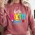 Hello Sixth Grade Cute Back To School 6th Grade Teacher Kids Comfort Colors Sweatshirt Crimson