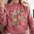 In My Holly Xmas Jolly Teacher Era Teacher Vibes Christmas For Men Women Kids Comfort Colors Sweatshirt Crimson In My Holly Xmas Jolly Teacher Era Teacher Vibes Christmas For Men Women Kids Comfort Colors Sweatshirt Crimson