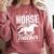 Horse Riding Teacher Rider Lover Equestrian Men Women Kids Comfort Colors Sweatshirt Crimson