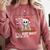 I'Ll Just Wait Until It's Quiet Skeleton Teacher Christmas Comfort Colors Sweatshirt Crimson I'Ll Just Wait Until It's Quiet Skeleton Teacher Christmas Comfort Colors Sweatshirt Crimson