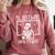 Ill Just Wait Until Its Quiet Teacher Lazy Halloween Costume Comfort Colors Sweatshirt Crimson