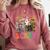 Inclusion Isnt Scary Halloween Skeleton Ghost Sped Teacher Comfort Colors Sweatshirt Crimson