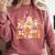 Inclusion Isn't Scary Mummy Boo Ghost Halloween SLP Teacher Comfort Colors Sweatshirt Crimson