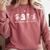 Inclusion Isn't Scary SLP Halloween Ghost Mummy Sped Teacher Comfort Colors Sweatshirt Crimson