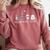 Inclusion Isn't Scary Slp Halloween Sped Teacher Ghost Mummy Comfort Colors Sweatshirt Crimson