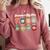 Inclusion Is My Jam Neurodiversity Special Education Teacher Comfort Colors Sweatshirt Crimson