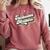 Inclusion Matters Retro Special Education Teacher Women Comfort Colors Sweatshirt Crimson