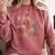 It's A Beautiful Day For Language Learning ESL Teacher ESOL Comfort Colors Sweatshirt Crimson