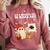 It's A Bootiful Day To Make Art Groovy Art Teacher Halloween Comfort Colors Sweatshirt Crimson