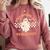 It's A Bootiful Day To Make Art Halloween Art Teacher Comfort Colors Sweatshirt Crimson