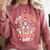 It’s A Boston Terrier Day Pet Cute Dog Lover Cartoon Comfort Colors Sweatshirt Crimson