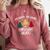 It's Never Too Early For Christmas Music Teacher Comfort Colors Sweatshirt Crimson