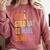 It's A Good Day To Make Art Artist Teacher Painter Comfort Colors Sweatshirt Crimson