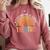 It's A Good Day To Teach Theatre Drama Club School Teacher Comfort Colors Sweatshirt Crimson