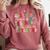 Jolliest Bunch Of Teachers This Side Of The Playground X-Mas Comfort Colors Sweatshirt Crimson Jolliest Bunch Of Teachers This Side Of The Playground X-Mas Comfort Colors Sweatshirt Crimson