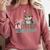 Just Anotter School Day Cute Otter Lover Teacher Student Comfort Colors Sweatshirt Crimson