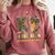 K Is For Kindergarten Teacher Coquette Bow Camo Comfort Colors Sweatshirt Crimson K Is For Kindergarten Teacher Coquette Bow Camo Comfort Colors Sweatshirt Crimson