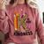 K Is For Kindness Unity Day Teacher Kids Comfort Colors Sweatshirt Crimson