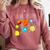 Kids Solar Systems Cute Planets Space Science Teacher School Comfort Colors Sweatshirt Crimson