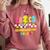 Kindergarten ABCD Rocks Teacher Student Back To School Comfort Colors Sweatshirt Crimson