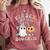 Kindergarten Boo Crew Halloween Floral Ghost Kinder Teacher Comfort Colors Sweatshirt Crimson Kindergarten Boo Crew Halloween Floral Ghost Kinder Teacher Comfort Colors Sweatshirt Crimson