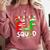Kindergarten ELF Squad Christmas ELF Student Teacher Men Women Kids Comfort Colors Sweatshirt Crimson Kindergarten ELF Squad Christmas ELF Student Teacher Men Women Kids Comfort Colors Sweatshirt Crimson