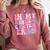 In My Kindergarten Era Teacher Kids Back To School Kinder Comfort Colors Sweatshirt Crimson
