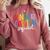 Kindergarten Squad Team Crew Teacher Back To School Comfort Colors Sweatshirt Crimson Kindergarten Squad Team Crew Teacher Back To School Comfort Colors Sweatshirt Crimson