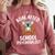 Koalafied School Psychologist Koala Lover Psychology Teacher Comfort Colors Sweatshirt Crimson