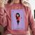La Maestra Mexican Bingo Card Teacher Lottery Card Comfort Colors Sweatshirt Crimson