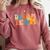 Last Day Of School Back To School Dream-Team Teacher Kids Comfort Colors Sweatshirt Crimson