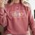 Literacy Team Teacher Comfort Colors Sweatshirt Crimson Literacy Team Teacher Comfort Colors Sweatshirt Crimson