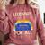 Literacy For All Visually Impaired Braille Teacher The Blind Comfort Colors Sweatshirt Crimson