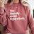 You Literally Mean Figuratively English Teacher Comfort Colors Sweatshirt Crimson