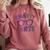 Little Mr Miss SMARTY PANTS Graduation Alumni Teacher Comfort Colors Sweatshirt Crimson