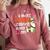 Llama Learning Teachers Students Alpaca Lover Back To School Comfort Colors Sweatshirt Crimson
