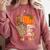 Love 2nd Grade Happy Fall Thanksgiving For 2nd Teacher For Men Women Girls Kids Comfort Colors Sweatshirt Crimson
