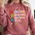 Love Daycare Provider Childcare Teacher Tie Dye Comfort Colors Sweatshirt Crimson Love Daycare Provider Childcare Teacher Tie Dye Comfort Colors Sweatshirt Crimson