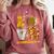 LOVE Kindergarten Pumpkin Teacher Student Halloween Costume Comfort Colors Sweatshirt Crimson LOVE Kindergarten Pumpkin Teacher Student Halloween Costume Comfort Colors Sweatshirt Crimson
