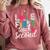 Love Them First Teach Them Second Teacher Student Love Quote Comfort Colors Sweatshirt Crimson