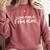 I Love Public Education School Student And Teacher Comfort Colors Sweatshirt Crimson