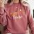 Love Teacher Wizards Back To School Halloween Comfort Colors Sweatshirt Crimson