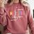 Maestra Fabulosa Maestra De EspañOl Spanish Teacher Comfort Colors Sweatshirt Crimson