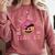 Man I Feel Like a Teacher Women Western Teacher Halloween Comfort Colors Sweatshirt Crimson