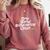 Marching Band Director Music Teacher Comfort Colors Sweatshirt Crimson