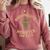Mary Shelley's Monster Fan Club Gothic Horror Parody Comfort Colors Sweatshirt Crimson