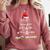 Math Equation Merry X-Mas Math Teacher Christmas Humor Men Women Kids Comfort Colors Sweatshirt Crimson