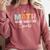 Math The Only Subject That Counts Cute Teacher Educator Comfort Colors Sweatshirt Crimson