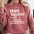 Math Teacher Definition Back To School First Day Comfort Colors Sweatshirt Crimson