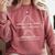 Math Teacher Halloween Costume Normal Distribution Math Pun Comfort Colors Sweatshirt Crimson